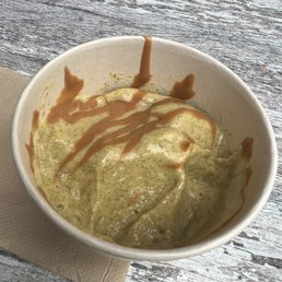 Golden glow smoothie bowl with peanut butter. Golden glow smoothie bowl with peanut butter.