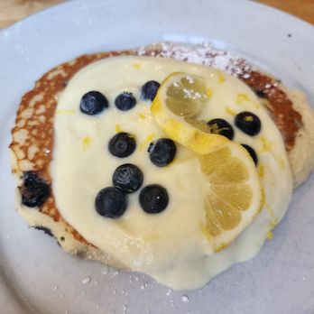 Orphan - Seasonal blueberry lemon custard pancake - Breakfast & Brunch Near Me - Sacramento, California Orphan - Seasonal blueberry lemon custard pancake - Breakfast & Brunch Near Me - Sacramento, California