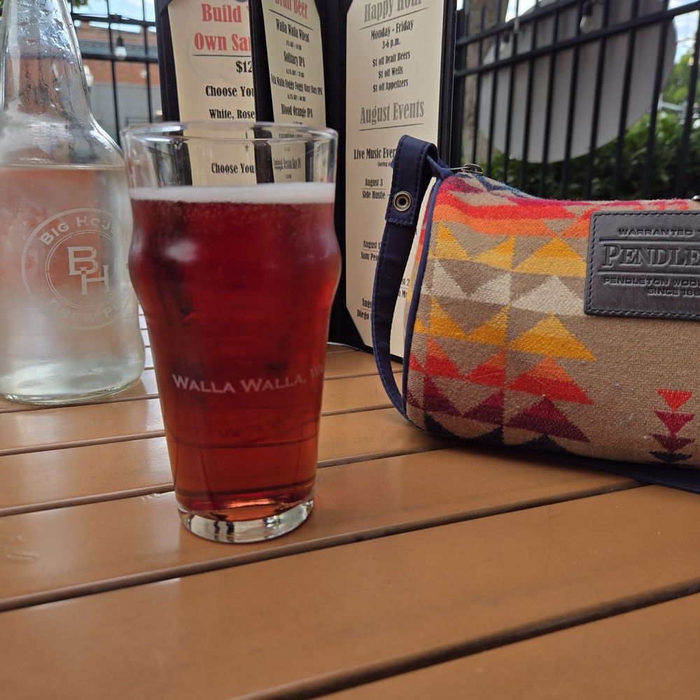 Big  House Brew Pub - Huckleberry cider from Titan (sp?) Happy Hour M-F, 3-6. $1 off drafts, wells, and apps! - Pubs Near Me - Walla Walla, Washington