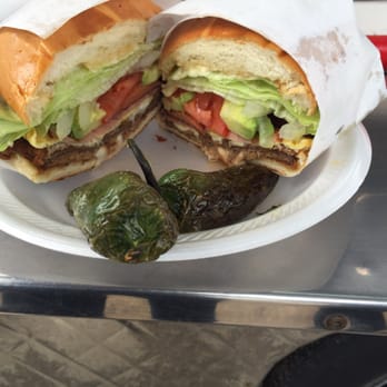Tacos Tapachula - Torta Cubana! - Food Trucks Near Me - Houston, Texas
