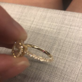 Diamonds Direct - Pink tourmaline- my fiancé's birthstone one the band. - Jewelry Near Me - Beachwood, Ohio