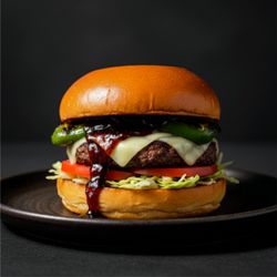 Harolds Burger Bar - Pepper Jam Burger