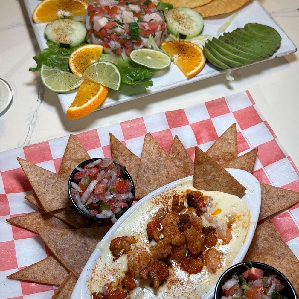 Pedro’s Tacos & Tequila Bar - Queso with crawfish so good and ceviche - Mexican Near Me - Conroe, Texas Pedro’s Tacos & Tequila Bar - Queso with crawfish so good and ceviche - Mexican Near Me - Conroe, Texas