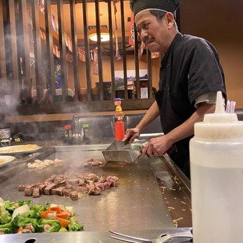 Hibachi One - Sammy keeping us entertained - Sushi Bars Near Me - Albuquerque, New Mexico