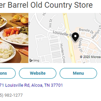 Cracker Barrel Old Country Store - American Near Me - Alcoa, Tennessee Cracker Barrel Old Country Store - American Near Me - Alcoa, Tennessee