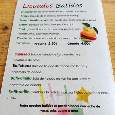 Menu photo 7 Paprika Natural Valencia, V