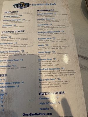 Menu photo 7 Clear Sky on Park Seminole, FL Menu photo 7 Clear Sky on Park Seminole, FL