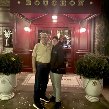 Bouchon - Had to get our picture - French Near Me - Yountville, California