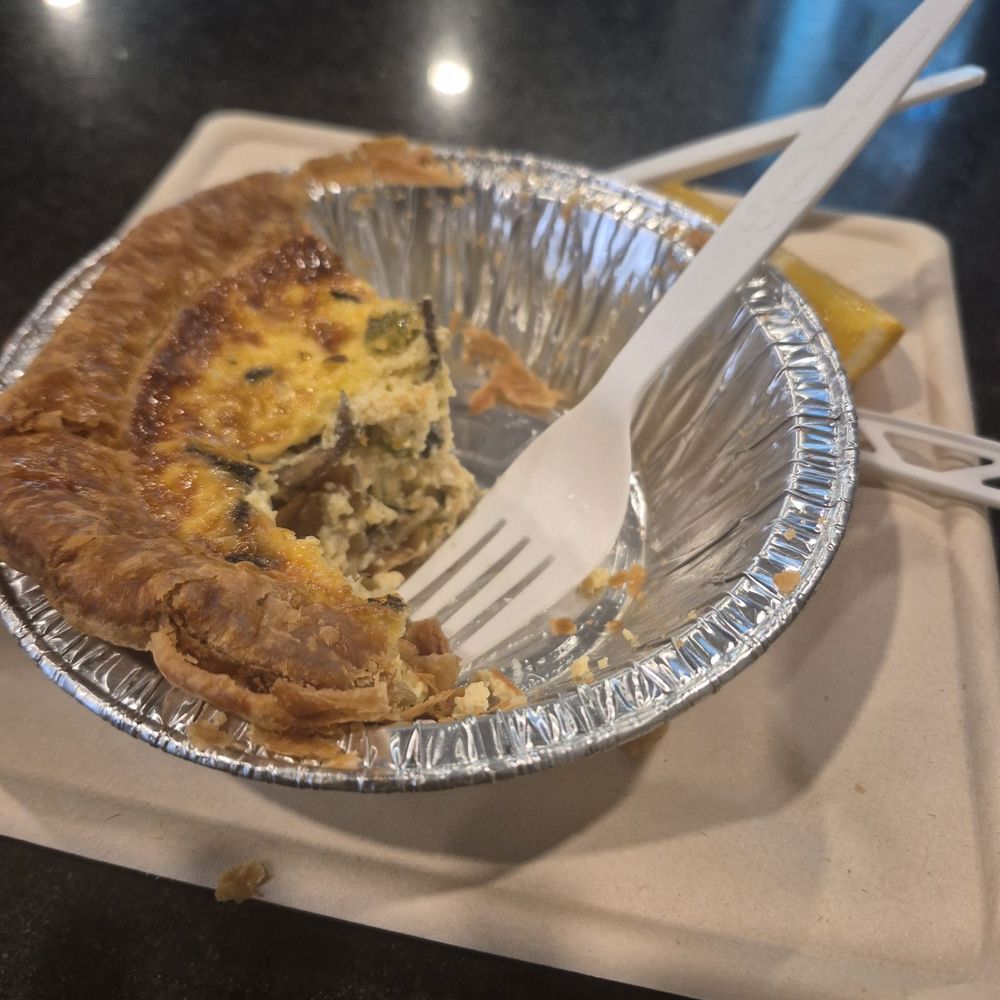 What's left of my quiche What's left of my quiche