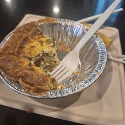 What's left of my quiche