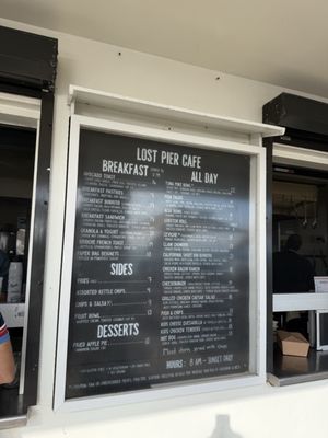 Menu photo 1 Lost Pier Cafe Laguna Beach, CA
