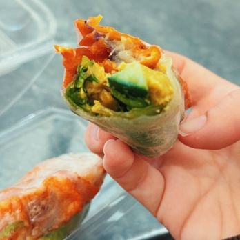 Brodard Express - eggplant spring roll, no asparagus - Food Court Near Me - Santa Ana, California