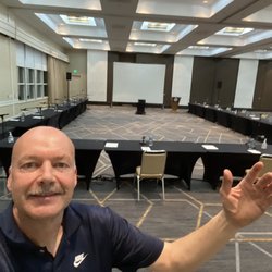 Knight Sounds Entertainment - A/V setup with 24 microphones for Zoom meeting.