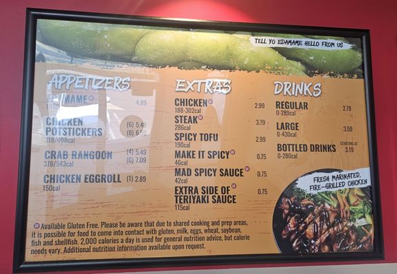 Menu photo 1 Teriyaki Madness Modesto, CA