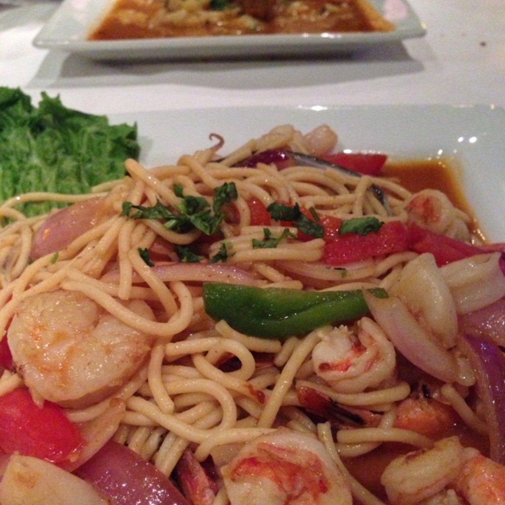 La Furia Chalaca - Bland seafood spaghetti. The official name escapes me because it was not memorable - Peruvian Near Me - Oakland, California La Furia Chalaca - Bland seafood spaghetti. The official name escapes me because it was not memorable - Peruvian Near Me - Oakland, California