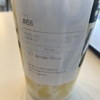 Elite Experience: BoBaPoP Tea Bar - Mango cloud - Yelp Events Near Me - San Marcos, California