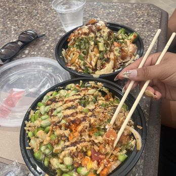 Poki Bowl - Rainbow bowl with modification and Build Your Own - Seafood Near Me - Cabazon, California Poki Bowl - Rainbow bowl with modification and Build Your Own - Seafood Near Me - Cabazon, California
