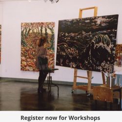 Nina Beall Art Classes - In the Studio