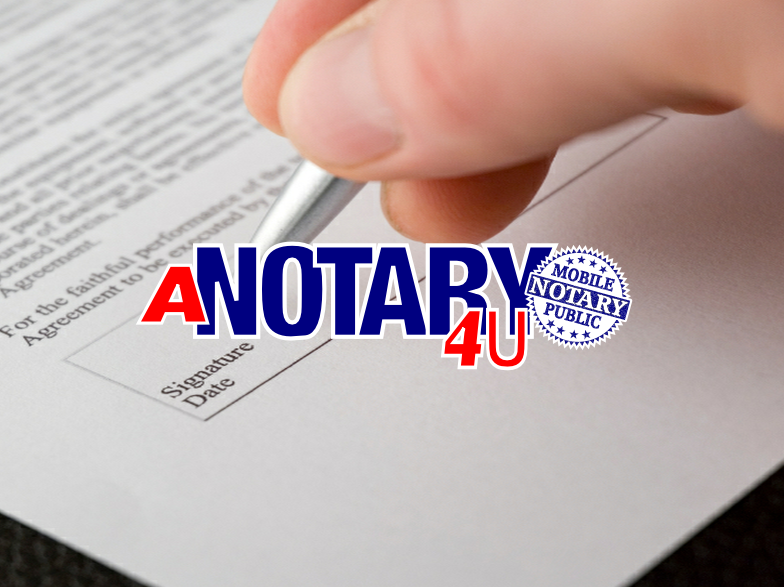A NOTARY 4U MOBILE NOTARY PUBLIC Updated April 2024 319 W Olmos Dr