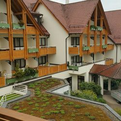 Ringhotel Krone Schnetzenhausen - Ausblick von unserem Balkon im Haus Sonnenbüchel