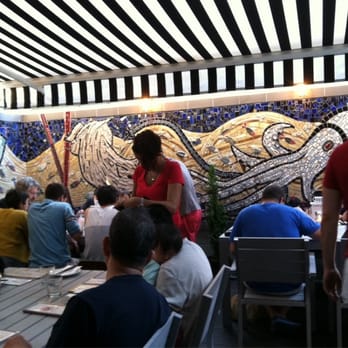 Ivan Ramen - Backyard seating area - Ramen Near Me - New York, New York
