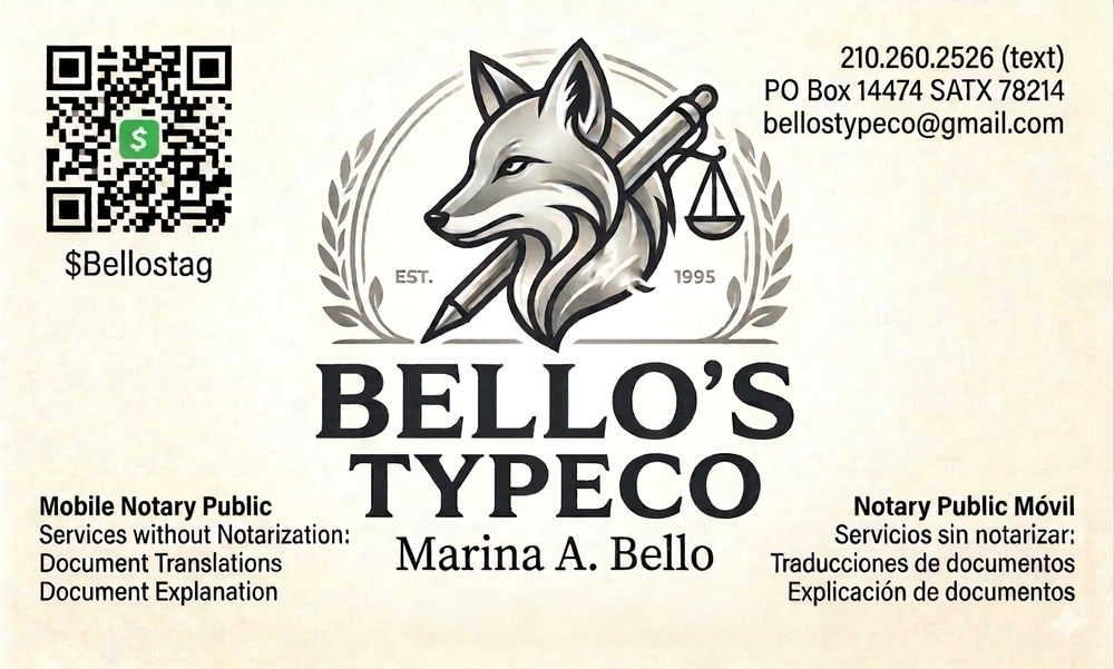 Typeco BELLO’S TYPECO - Updated April 2026 - Request a Quote - San Antonio ...