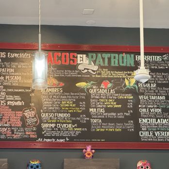 Tacos El Patron - Menu 1 - Tacos Near Me - San Francisco, California Tacos El Patron - Menu 1 - Tacos Near Me - San Francisco, California