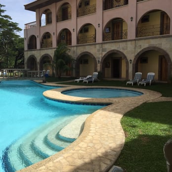 Corto Del Mar Hotel - Corto Del Mar Hotel Pool - view from the restaurant & bar - Hotels Near Me - Coron, PLW