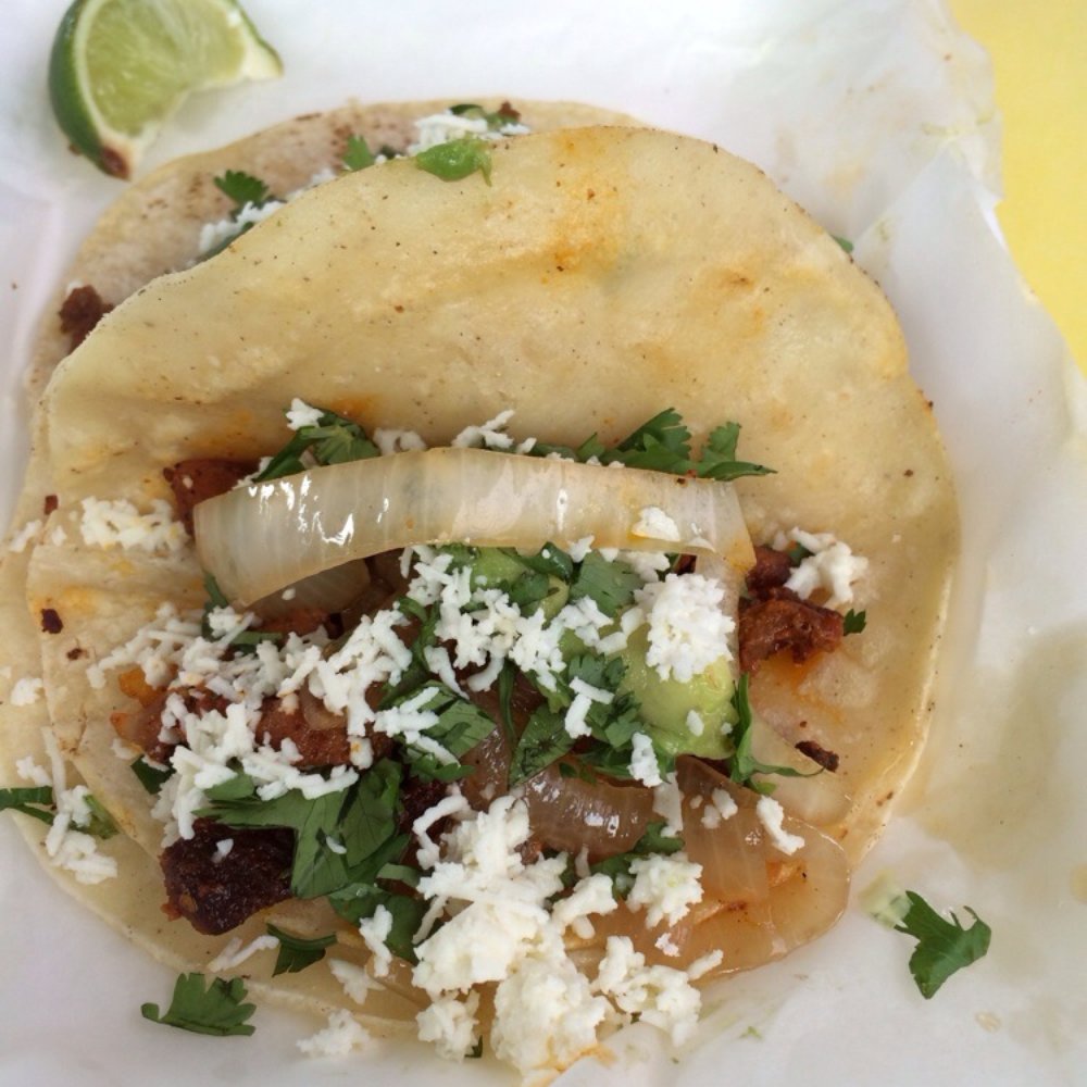 Taco Los Gemelos - Pastor taco on a double a double wrapped corn tortilla. Muy bueno! - Mexican Near Me - Houston, Texas Taco Los Gemelos - Pastor taco on a double a double wrapped corn tortilla. Muy bueno! - Mexican Near Me - Houston, Texas