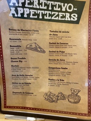 Menu photo 1 Mariachis Ottawa, IL