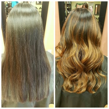 Elements Salon - Cindy did exactly what I had wanted for my balayage! Before and after. - Hair Salons Near Me - Daly City, California Elements Salon - Cindy did exactly what I had wanted for my balayage! Before and after. - Hair Salons Near Me - Daly City, California