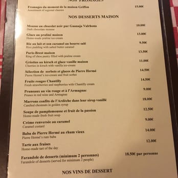 D'Chez Eux - Dessert menu - French Near Me - Paris, 75
