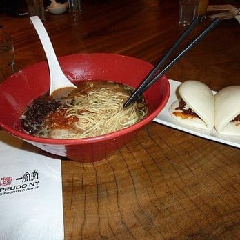 IPPUDO NY - Akamaru Modern Ramen and Hirata Buns - Ramen Near Me - New York, New York