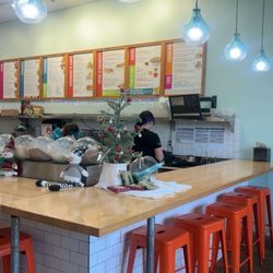 The employees' attitude was terrible; they were swearing in front of us for ordering 10 drinks while furiously doing their job.