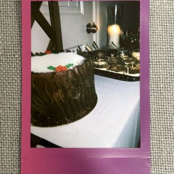 Dessert Gallery - Yule log cake in situ at my party. - Desserts Near Me - Houston, Texas Dessert Gallery - Yule log cake in situ at my party. - Desserts Near Me - Houston, Texas