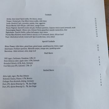 Manuela - Menu(might be outdated as this is late post) - New American Near Me - Los Angeles, California Manuela - Menu(might be outdated as this is late post) - New American Near Me - Los Angeles, California