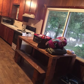 Lazy Days Campground - The inside of the cabin. - Vacation Rentals Near Me - Noel, Missouri