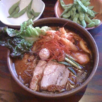 Ramen Dojo - Regular Spicy Garlic Pork Broth Ramen with Kimchee - Ramen Near Me - San Mateo, California Ramen Dojo - Regular Spicy Garlic Pork Broth Ramen with Kimchee - Ramen Near Me - San Mateo, California