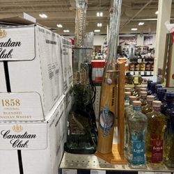 Binny's Beverage Depot - A baseball bat and a rifle, from Binny's that is.