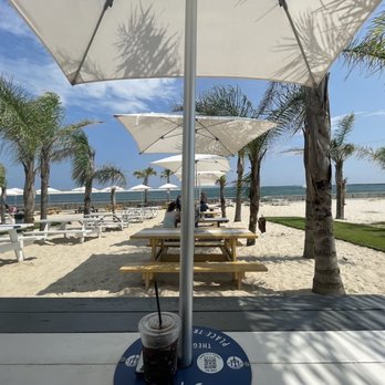 The Gulf - the view from our lunch. - Burgers Near Me - Orange Beach, Alabama