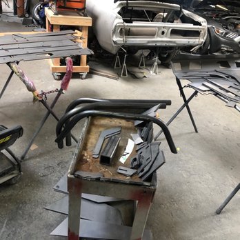 Fruitvale Collision Center - Front grill bull bar waiting to be assembled - Body Shops Near Me - Oakland, California Fruitvale Collision Center - Front grill bull bar waiting to be assembled - Body Shops Near Me - Oakland, California