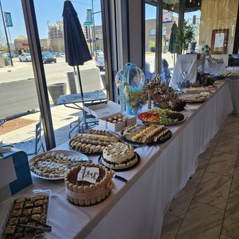 Francesca's Amici - Set up part of the sweet table - Italian Near Me - Elmhurst, Illinois