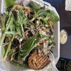 Custom Bacon Caesar salad