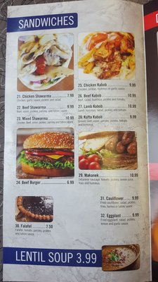 Menu photo 6 Chez Talal Newmarket, ON