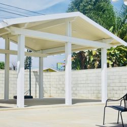 Lemus Patio Covers - Gabled freestanding patio cover