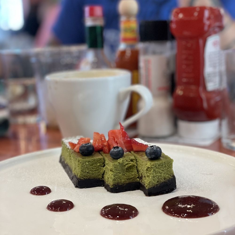 Grove Brunch Cafe - Matcha Cheesecake - Breakfast & Brunch Near Me - El Paso, Texas