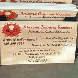 Arizona Culinary Supplies - Mesa Marketplace 04/26 Arizona Culinary Supplies
