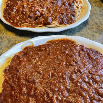 Vince's Spaghetti - spaghetti with meat sauce - Italian Near Me - Rancho Cucamonga, California Vince's Spaghetti - spaghetti with meat sauce - Italian Near Me - Rancho Cucamonga, California