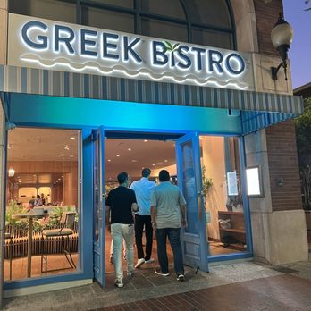 Greek Bistro - Outside of Restaurant - Greek Near Me - Glendale, California