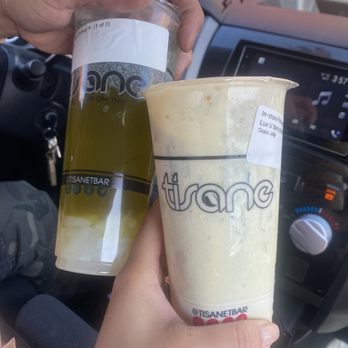 Tisane - Jade Tea on the left, Luv U Berry Match on the right - Coffee & Tea Near Me - San Jose, California Tisane - Jade Tea on the left, Luv U Berry Match on the right - Coffee & Tea Near Me - San Jose, California